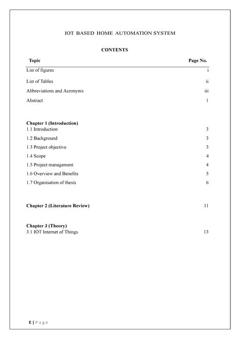 Iot based smart home - PROJECT REPORT - E | P a g e IOT BASED HOME ...