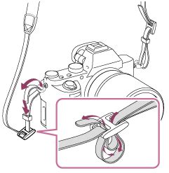 Help Guide | Using the shoulder strap