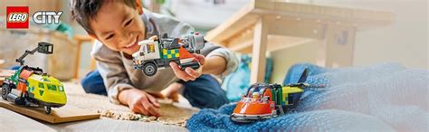 LEGO City Airplane, Service Truck & Hovercraft Remix - Emergency ...