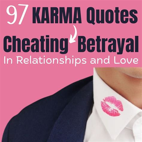 97 Karma Quotes about Cheating and Betrayal in Relationships