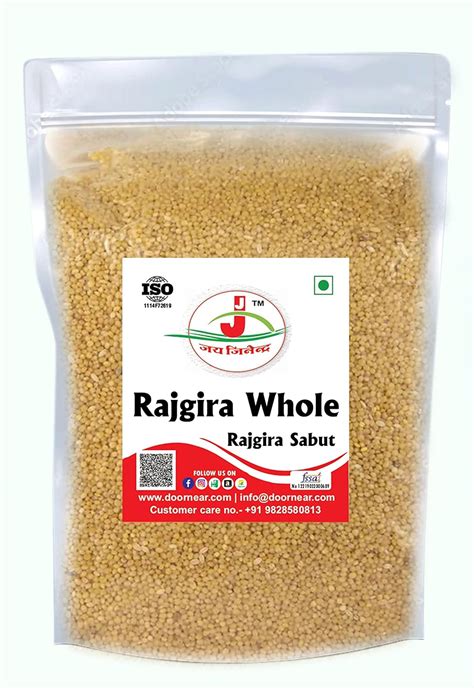 Jai Jinendra Rajgira Amaranth Seeds Whole | Rajgira Sabut - 5 kg ...