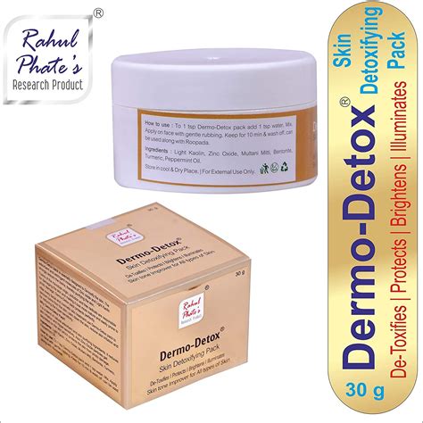 Rahul Phate Dermo Detox Skin Detoxifying Powder Pack | Sugatra