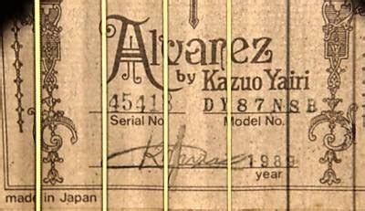 Image result for Alvarez Serial Numbers