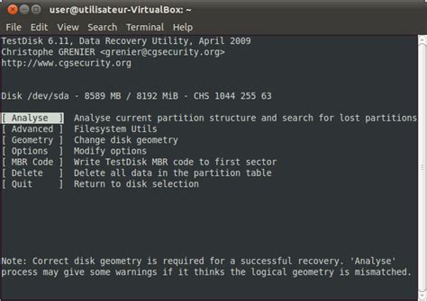 TestDisk Step by Step Guide 的图像结果