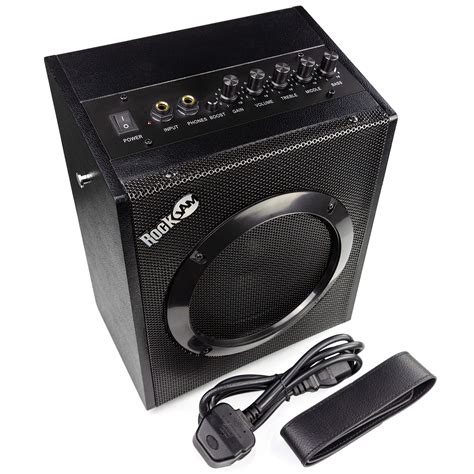 RockJam 20 Watt Electric Guitar Amplifier with Headphone Input, Three ...