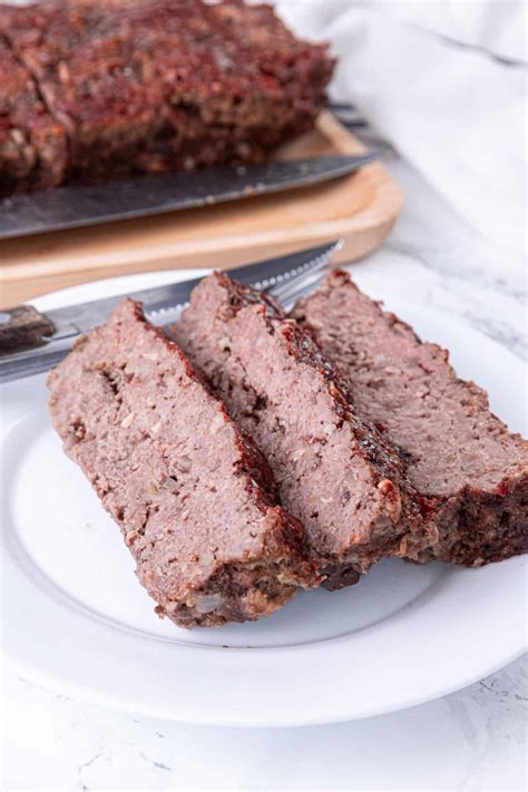 Meatloaf without Eggs - Food Faith Fitness