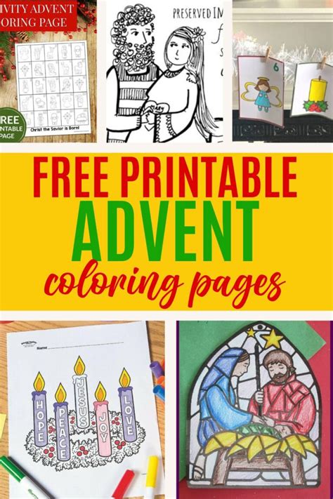 Advent Coloring Pages 的图像结果