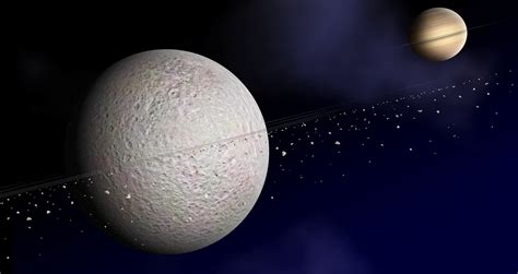 ESA - Saturn’s moon Rhea may also have rings