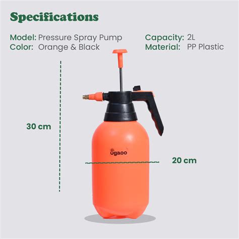 Pressure Spray Pump 2 Litre – Ugaoo