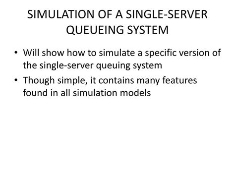 Image result for Simulation of a Single Server Queueing System
