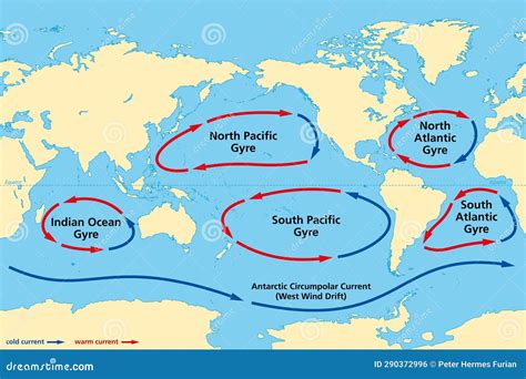 Pacific Ocean Currents Map