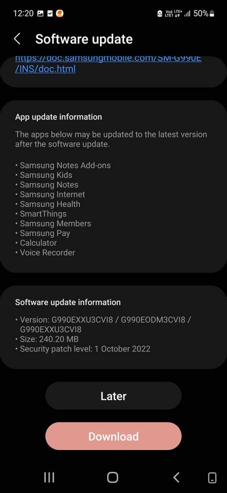 Samsung S21 Software Update 的图像结果