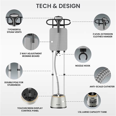 OWNAIR Double Pole Garment Steamer User Manual | Safety, Usage & M ...