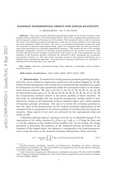 Bayesian Experimental Design Applications 的图像结果