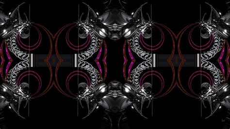 Download wallpaper 3840x2160 fractal, pattern, metal, abstraction 4k ...