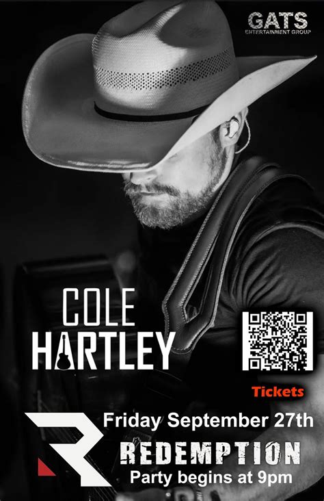 Cole Hartley Live at Redemption Bar & Grill, Redemption Bar & Grill ...