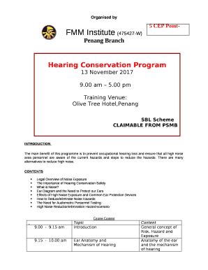 Events - Federation of Malaysian Manufacturers Doc Template | pdfFiller