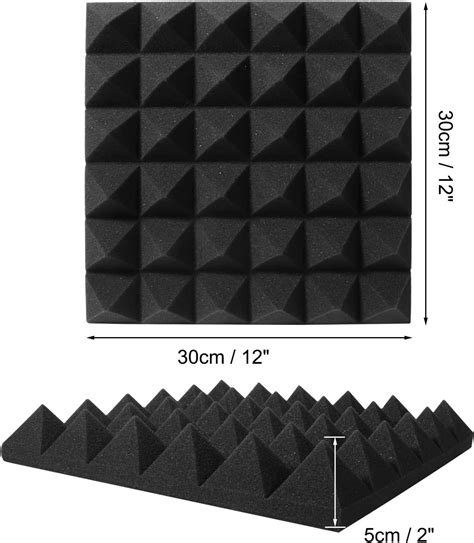 Runfusio Upgrade Acoustic Panels, 24 Pack 2 X 12 X 12 India | Ubuy