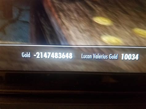 Skyrim said no when I tried to add 10000000000 gold into my inventory ...