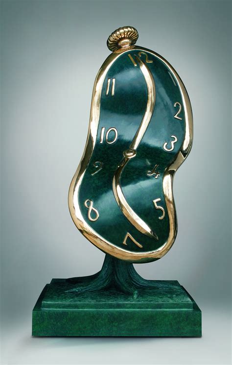 Gold colored salvador dali melting desk shelf clock inspired etsy – Artofit