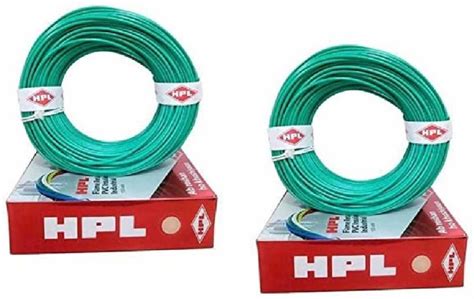 HPL FRPVC 1.5 sq/mm Green 200 m Wire Price in India - Buy HPL FRPVC 1.5 ...
