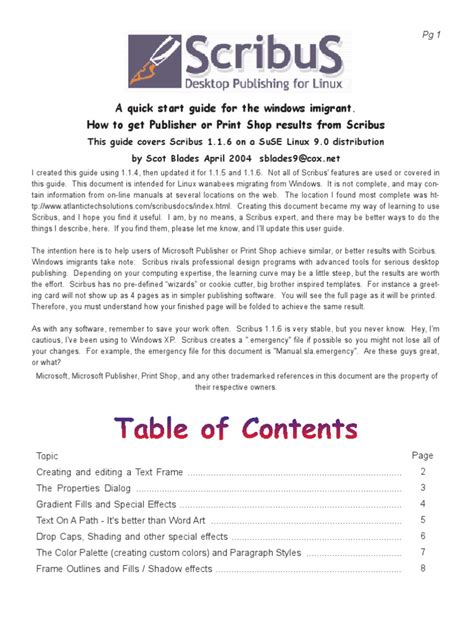 Image result for Scribus Script Tutorial