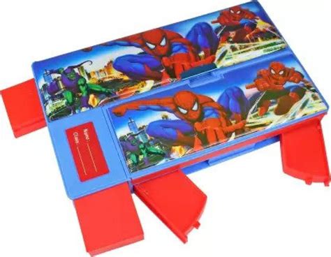 Flipkart.com | TAZURBA pencil box spiderman pencil box Art Plastic ...