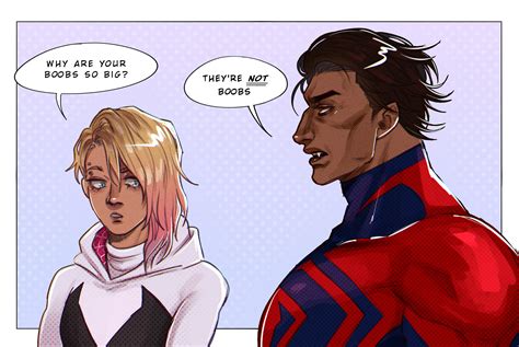 spider-gwen, gwen stacy, miguel o'hara, and spider-man (marvel and 4 ...