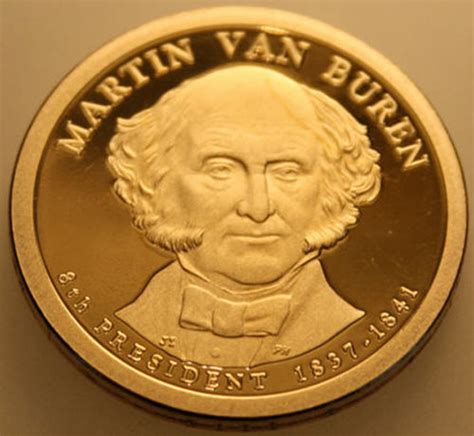 2008-S Presidential Dollar Proof Martin Van Buren MB Golden - Quality ...