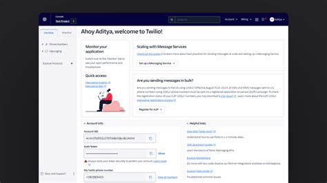 Twilio Console SendMessage 的图像结果