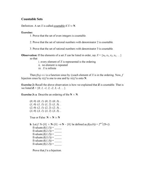 Image result for Countable Sets Math