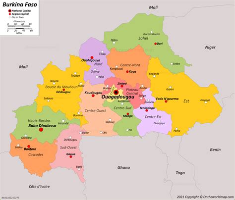 Burkina Faso Map | Detailed Maps of Burkina Faso