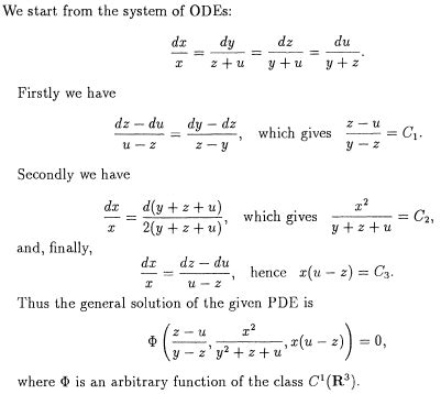 Solving PDE by Method of Characteristic Equation Examples 的图像结果