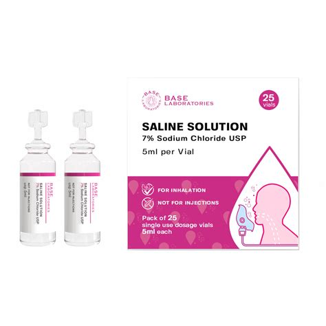 Mua 7% Saline Solution for Nebulizer Machine | Saline Solution for Inhalation & Nasal Irrigation ...