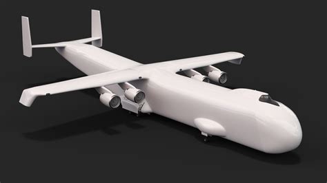 3D Giant Cargo Plane Rigged for Maya model | 3D Molier International