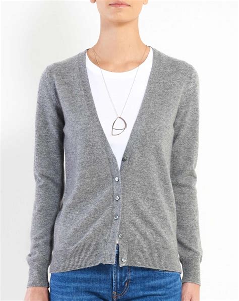 Gray cardigan womens online