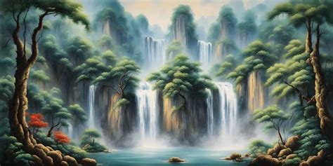 vastu painting new york, vastu waterfall painting | ArtFactory