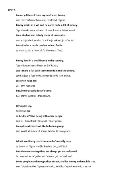 Phonetic Transcription | PDF