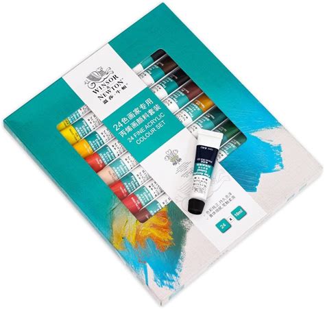 Winsor & Newton 24 Fine Acrylic Colour Set : Amazon.in: Home & Kitchen