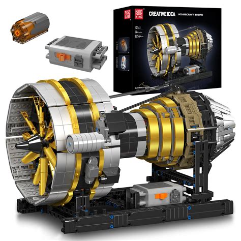 Mould Kingcity Aircraft Engine Building Kit Turbojet Engine Model That ...