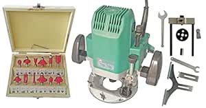 DUMDAAR Router Machine Wood Working Router Machine with Bits 12 Pcs ...