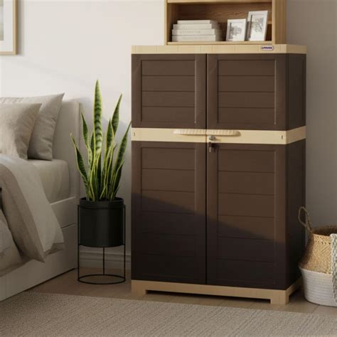 Prima Alfa-Deluxe Plastic Cabinet with Extension for More Storage ...