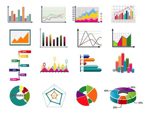 Premium Vector | Statistic diagram chart colorful. diagram chart graph ...