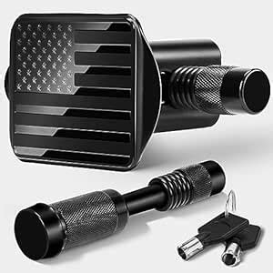 BougeRV American Flag Metal Trailer Hitch Cover for 2 inch Receivers ...