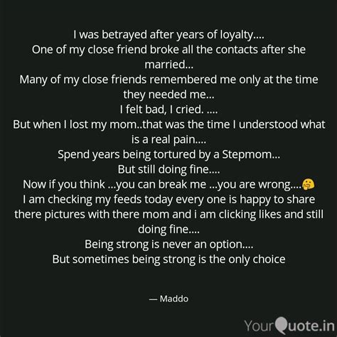 I was betrayed after yea... | Quotes & Writings by Madonna Ajaz Shaban ...