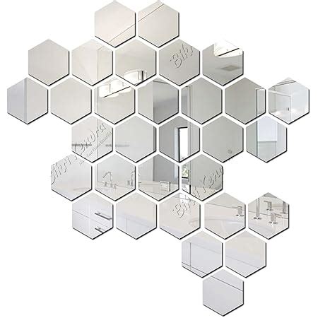 Buy Wall1ders 28 Hexagon with 10 Butterflies (Each Hexagon Size 10.5 cm ...
