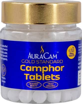 AuraCam Gold Standard Camphor Tablets for Puja/Kapooram Tablets (Small ...