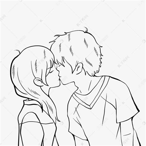 情侣接吻亲吻亲亲素材图片免费下载-千库网