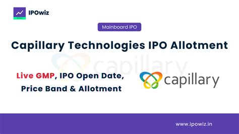 Capillary Technologies IPO Allotment Status: Step by Step to check via ...