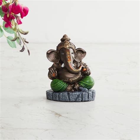 Buy Corsica Harmony Polyresin Ganesha Figurine from Corsica by Home ...